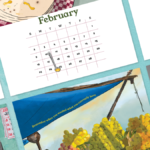 Choose from architectural marvels and food prints for the 2025 calendar