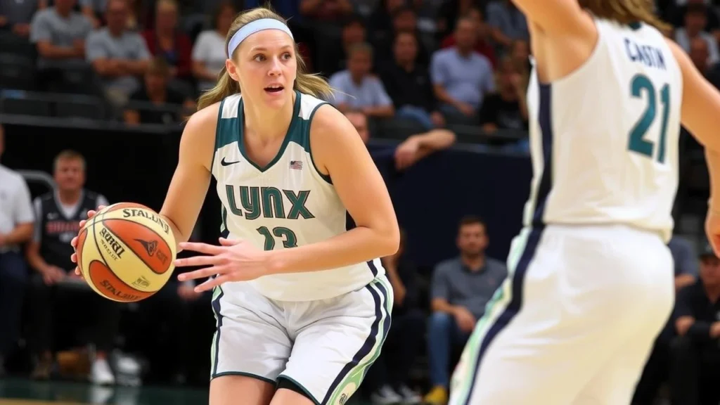 McBride scores 15 of her 29 in 4th as Lynx beat Sparks 82-66 without Collier
