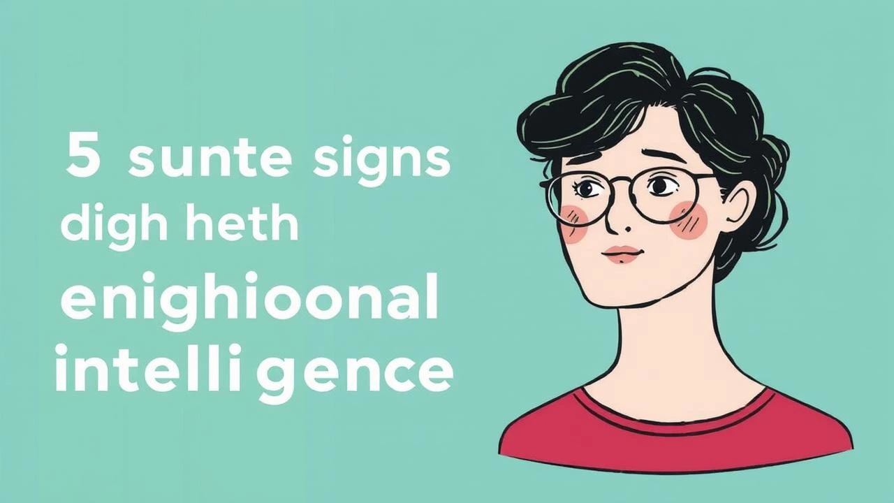 5 subtle signs of high emotional intelligence (EQ)