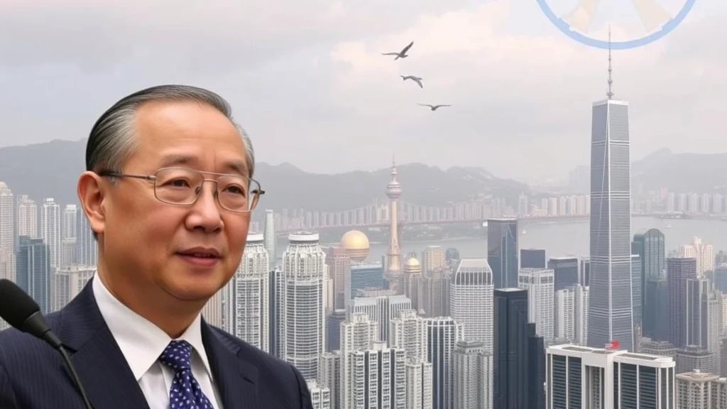 China’s Top HK Official Says Security Will Ensure City’s Success