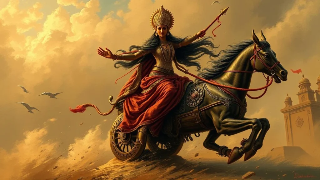 Maa Dhumavati: The Widow Goddess Who Rides a Horseless Chariot